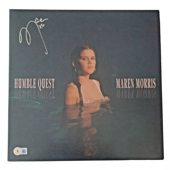 Maren Morris Signed Humble Quest Vinyl Record Album Cover Beckett COA Autograph - Picture 3 of 9